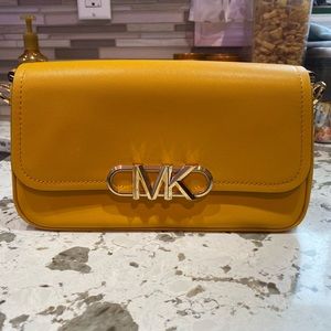 Michael Kors Parker Medium Leather Shoulder Bag